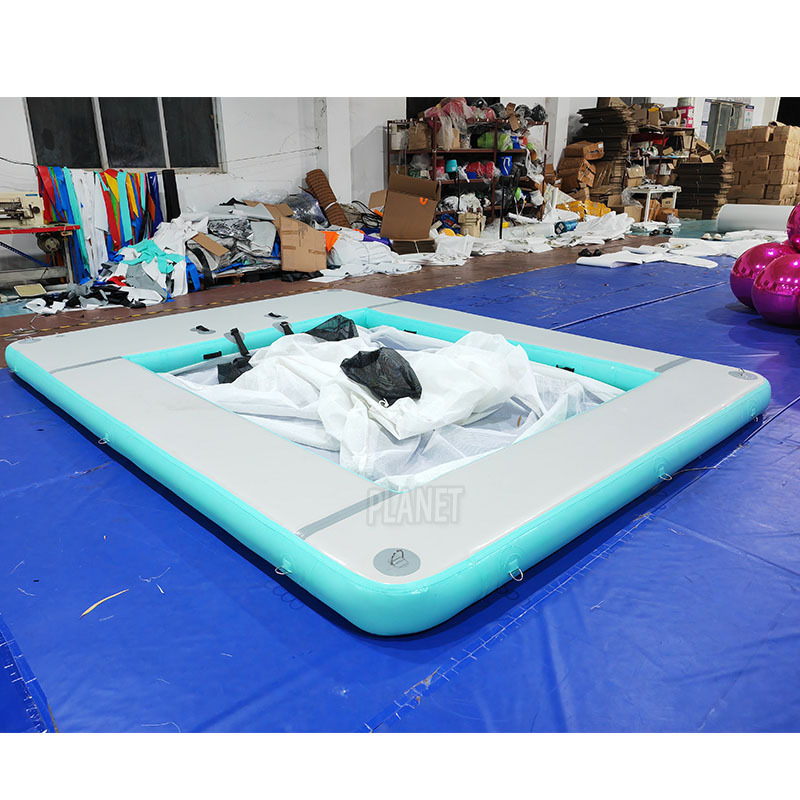 Portable Large Inflatable Floating Ocean Swimming Pool Inflatable Jellyfish Ocean Pool For Yacht