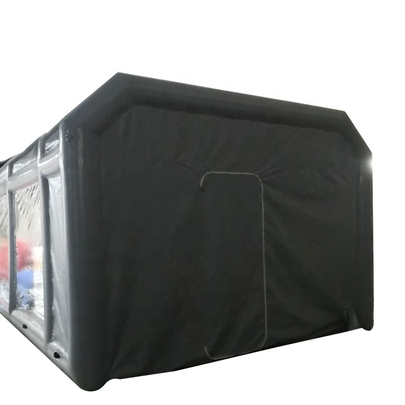 Portable Workshop Shelter Tent PVC Tarpaulin Air Sealed Frame Inflatable Airtight Spray Paint Booth On Sale