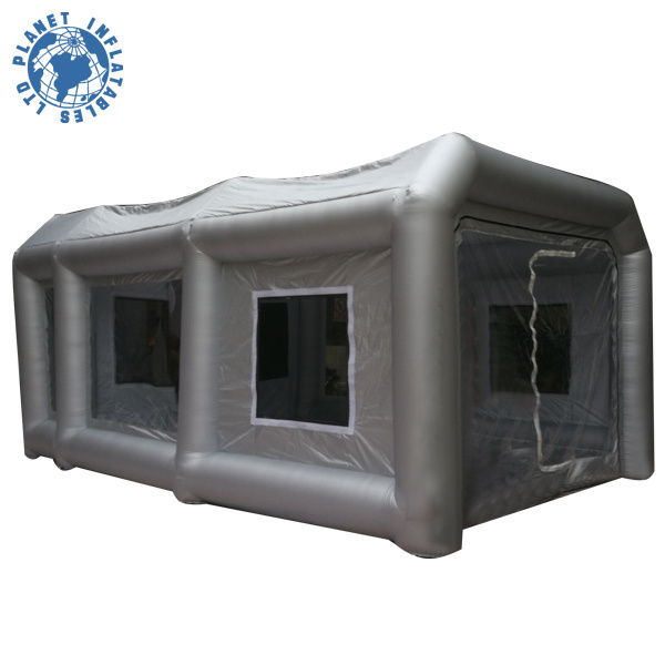 Wholesale Portable Cheap Inflatable Car Spray Paint Booth Tent / Inflatable Car Painting Cabin With Filter System