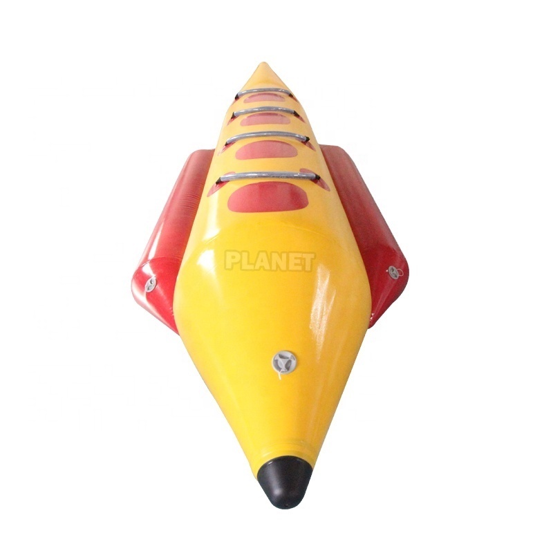 4 Seats Single Inflatable Water Games Flyfish  Banana Boat Inflatable Boat Banana For Sale