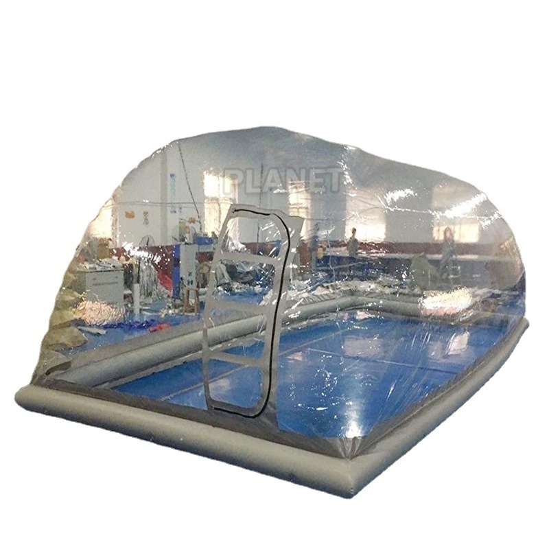 Customized Transparent Inflatable Clear Swimming Pool Cover Tent Inflatable Pool Bubble Dome For Sale