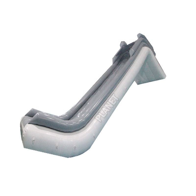 Water slide for yacht inflatable water slide from boat floating pvc inflatable pontoon boat slide