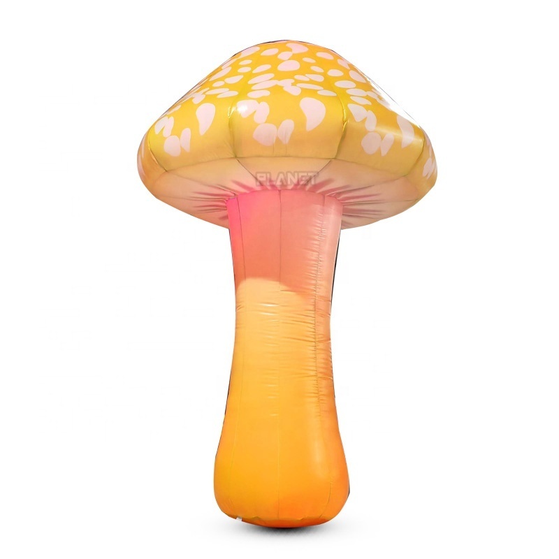 Outdoor Advertising Giant Inflatable Led Lighting Mushroom For Event Party Decoration