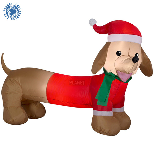 Advertising Inflatables Inflatable Toy Doll Animal Dog Cat Merry Christmas Inflatable Santa For Sale