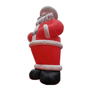 Durable Garden Backyard Decorations Inflables De Navidad Inflatable Xmas Old Man Santa Claus Inflatable Outdoor Decoration