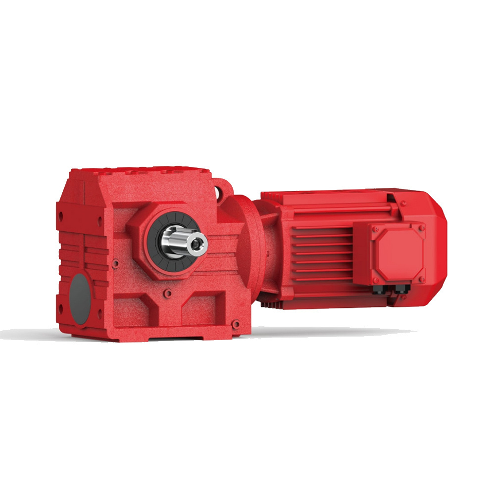 SA series helical worm gear reducer electric motor speed reducer with torque arm transmission gearbox motoreductores