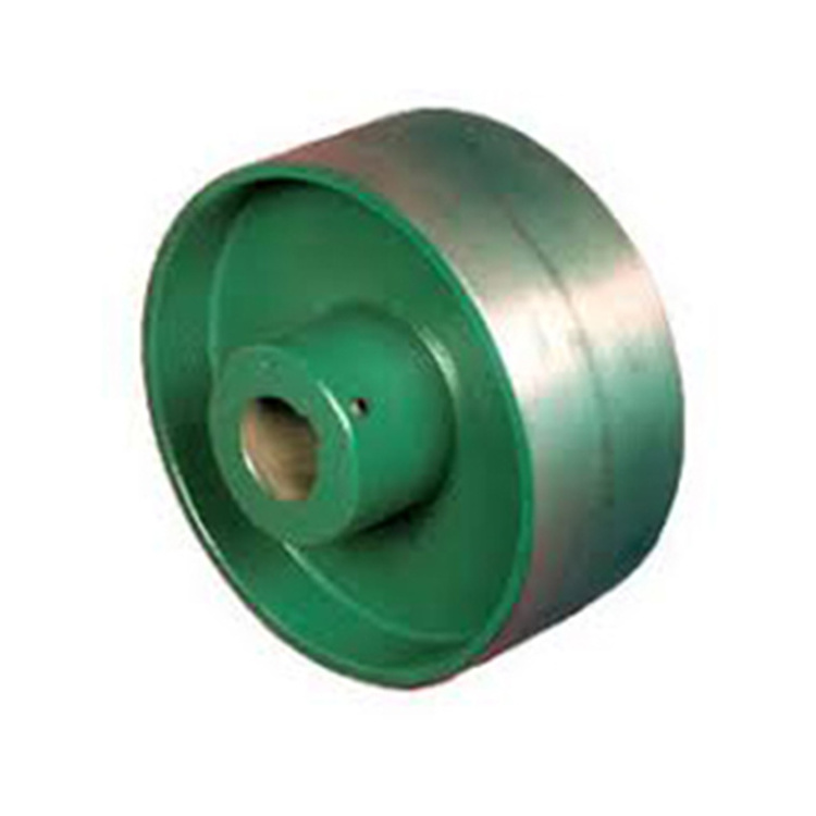 1/6 Customized Din 111 CNC machining aluminum stainless steel flat belt pulleys made in China