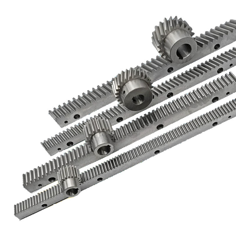 China Supplier M1 Helical Curved Gear Rack Size Steel Straight Cnc Machine Hardness Rack And Pinion Gear For Sliding Gate opener