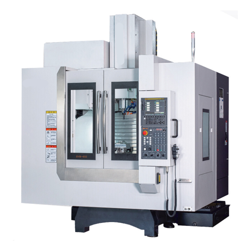 Small Size High Rigidity 3 axis CNC Lathe SVB650 Machine Tool Metal Cutting Vertical Machining Center CNC Milling Machine