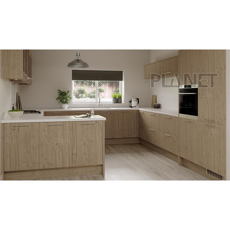 Modular Melamine Kitchen Cabinet Wooden Panel Kitchen Cabinets