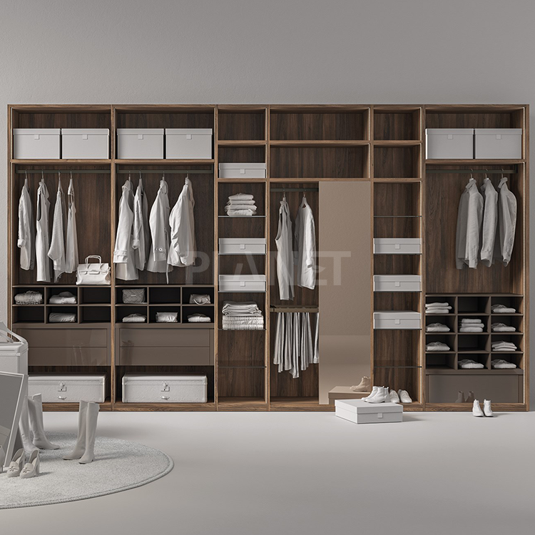 Elegant Wardrobe Couple Bedroom Furniture Dresser And Multipurpose Wardrobe 3 Doors