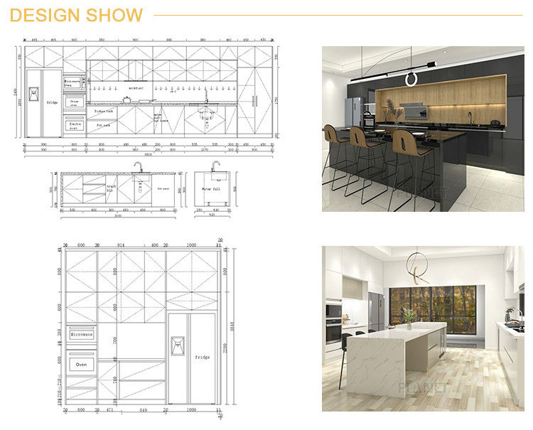 Customize Support Wholesale  Latest Design High Gloss Alacenas De Cocina Modern Kitchen Cabinets Designs