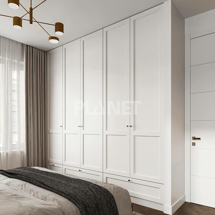 Custom made Wholesale Price Modular Modern Designs Wooden Bedroom Clothes Wardrobe Closet Cabinets with Drawers