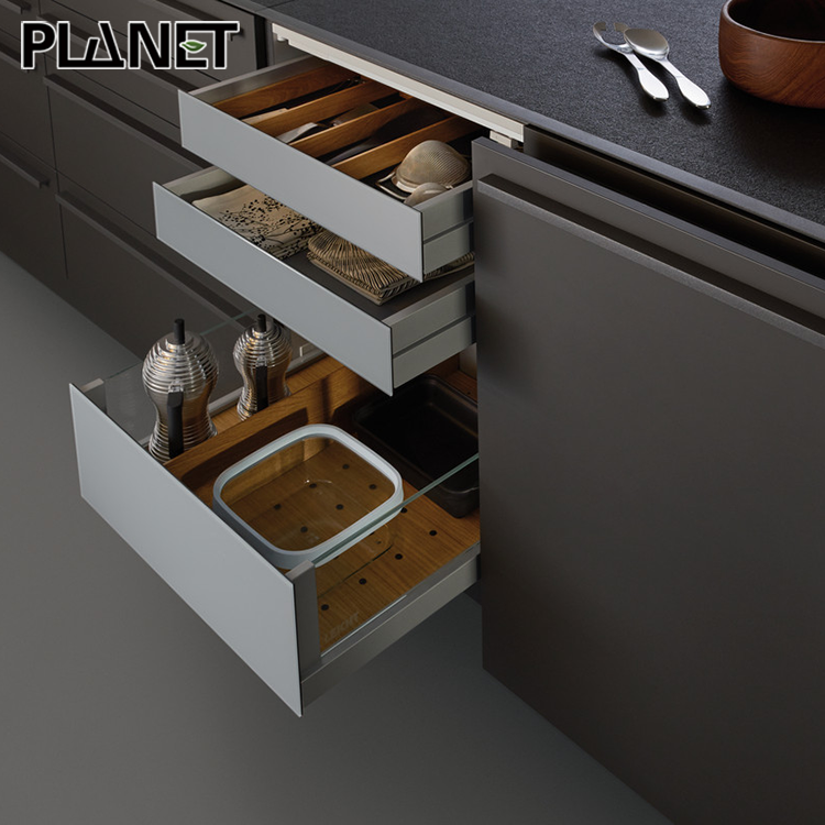 Oman Complete Full Home Custom High Quality 3D Automatic Smart PVC Modern Kitchen Cabinet Design