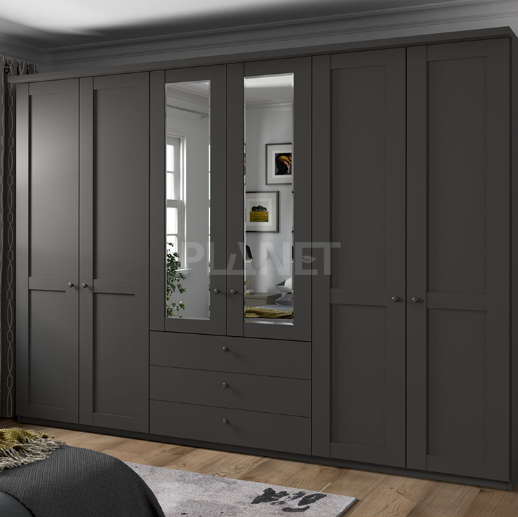 Custom made Wholesale Price Modular Modern Designs Wooden Bedroom Clothes Wardrobe Closet Cabinets with Drawers