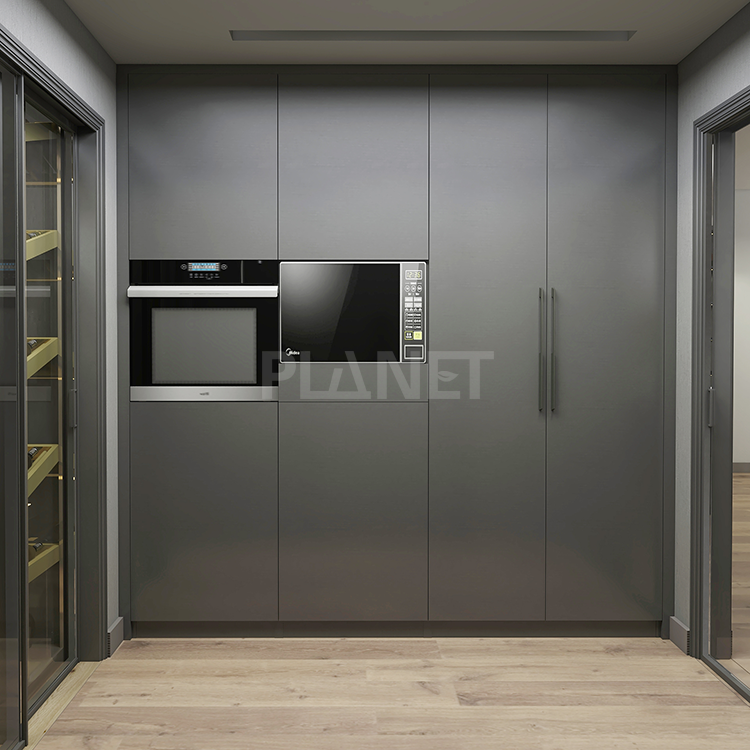 Modern Luxury Black Gabinetes De Cocina Amoire Kitchen Meuble Cuisine Complete Kitchen Cabinet