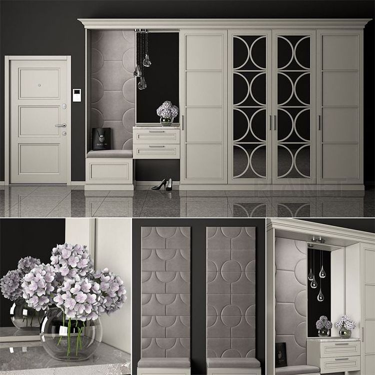 Planet open laminate sample korean acrylic 4 door wardrobe furniture design for bedroom