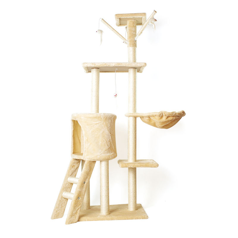 Factory Direct Best Selling Basic Cat trees Hammock Condo Supply Cat Tower Tree with Cat Scratching Posts Stand House