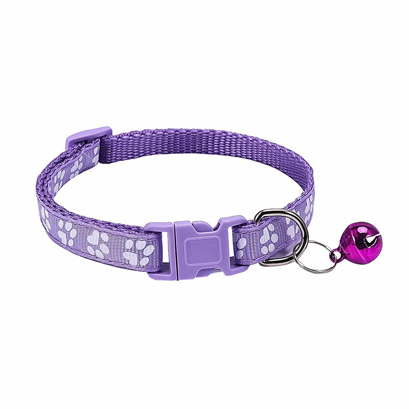 Reflective Breakaway Cat Collar Neck Ring Necklace Newborn Puppy Dog Id Collar Colorful Bell Collar For Cats Pet Kitten Products