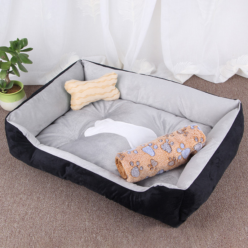 Best Selling Pet Pillow Portable Orthopedic Sofa Memory Foam Orthopedic Dog Bed with Blanket