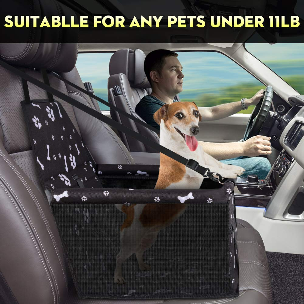 Pet Outdoor travel adjustable small pet carrier Convenient dog carry bag Car seat foldable car pet travel bag