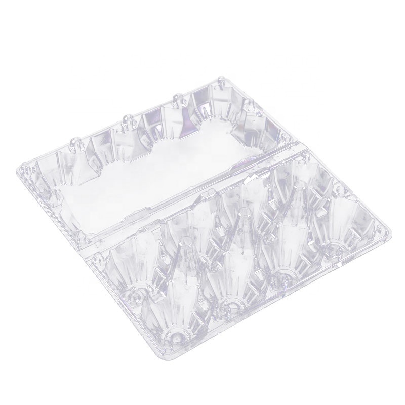 High Quality Low Price Wholesale 8 Holes Blister Egg Tray Packaging Plastic Chicken Egg Carton Packaging