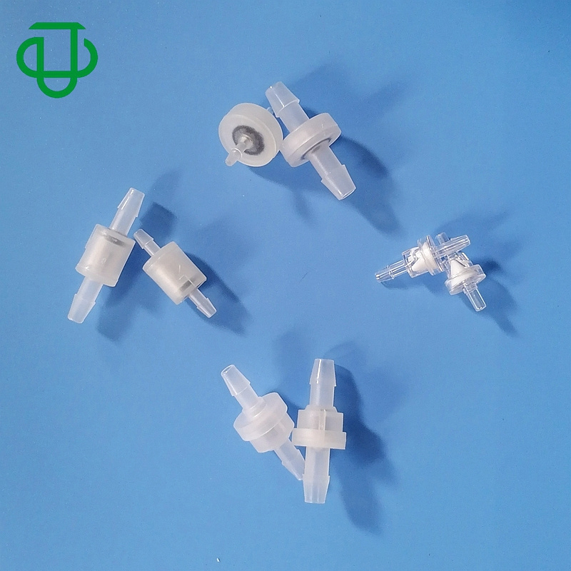 JU Air Liquid Safety Pressure Relief Valve Plastic Small Low Pressure One Way Non Return Spring Check Valve