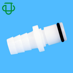 Plastic 3/8" Hose Barb Non-Valved Male Plug Tube Fitting Quick Disconnect Water Hose Coupling For Biochemical Analysis