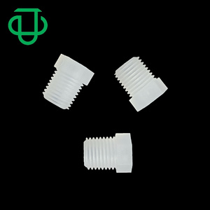 JU Small PP NPT/M/G Male Threaded Pipe Fitting Stopper Plastic Pipe End Hex Threaded Tube Plug