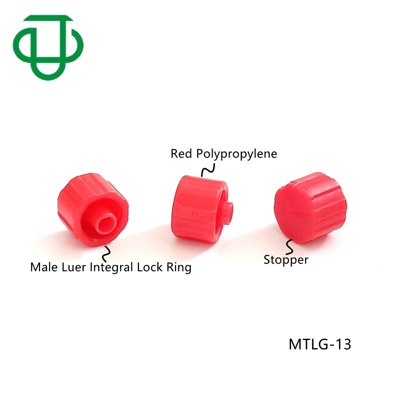 JU Luer Threaded Plug Female Male Luer Lock Stopper For Male Female Luer Connector