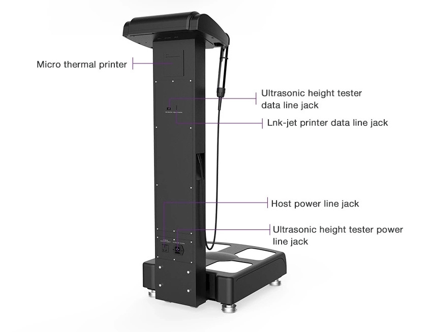 Bio Professional Body Composition Analyzer Body Fat Nutritional Assessment Health Body Composition Analyzer Machine With Printer