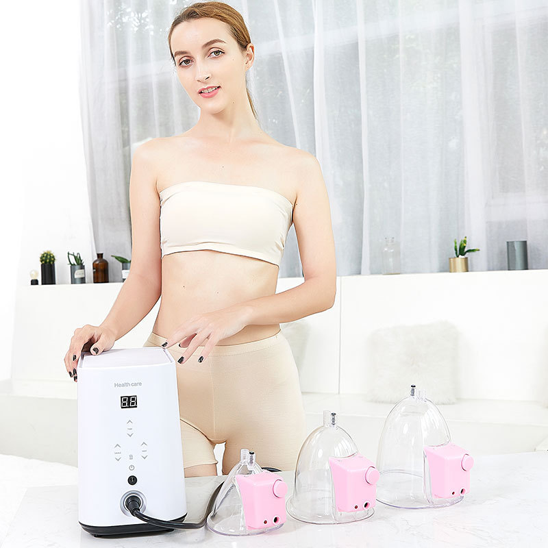 Electric Breast Pump Electric Breast Massager Vibrator Strong Vacuum Suction For Breast Therapy Cupping Guasha Massage