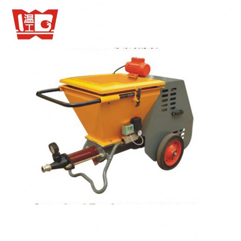 JP40-I Cement mortar gypsum spraying machine screw pump with plaster gun for exterior wall