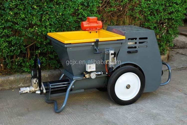 JP40-I Cement mortar gypsum spraying machine screw pump with plaster gun for exterior wall