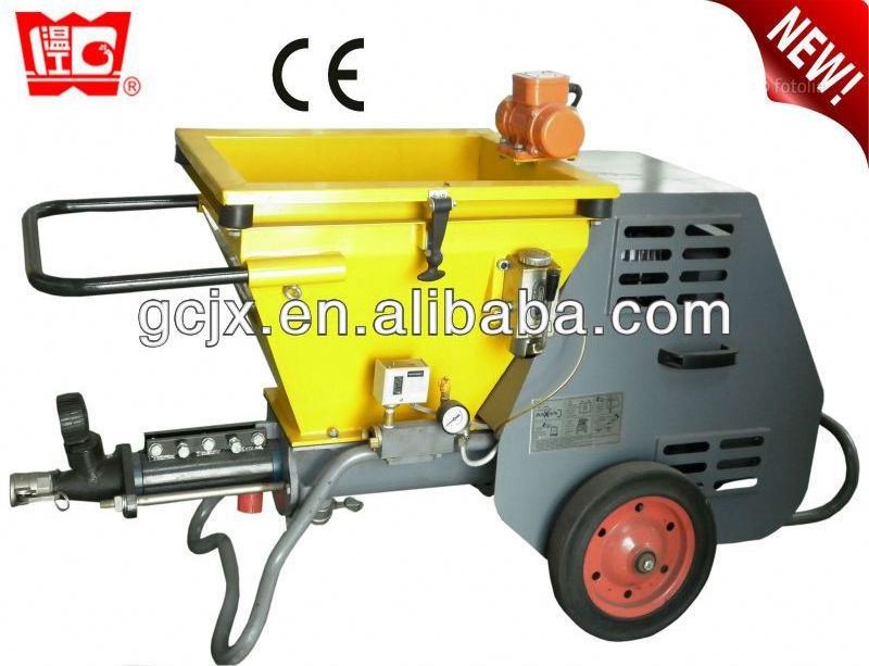 JP40-I Cement mortar gypsum spraying machine screw pump with plaster gun for exterior wall