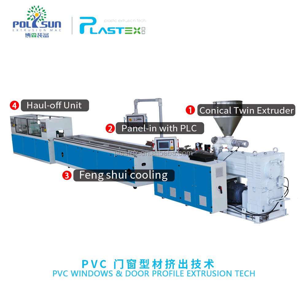 Single Screw Extrusion Line PVC Price Tag Holder Plastic Extrusion Machine