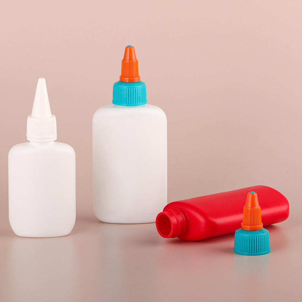 Matte HDPE 40ml Squeeze Dropper Bottle Packaging Mini Empty Liquid School Office Glue bottles