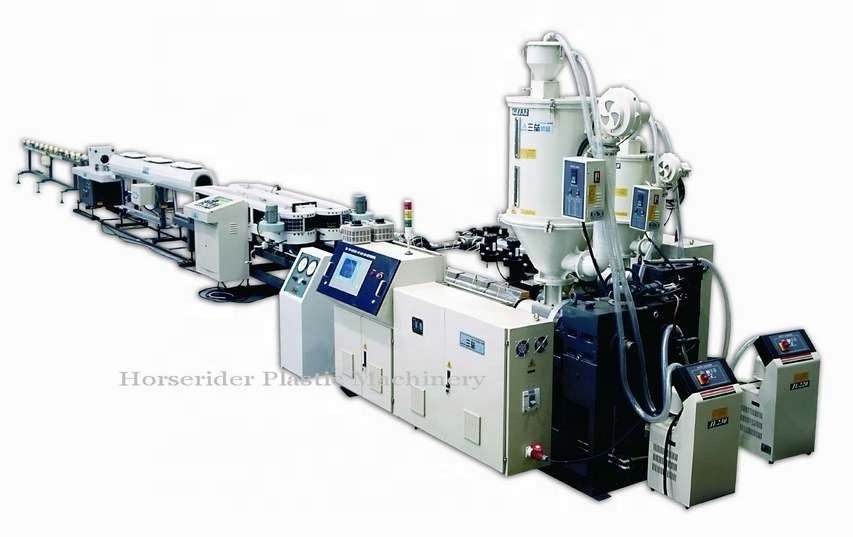 double wall hdpe corrugated pipe machine hdpe pipe production extrusion line