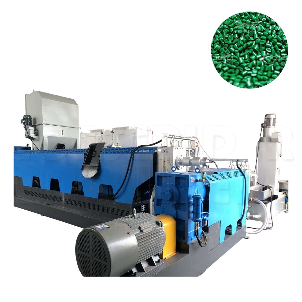 Factory price Waste plastic recycling pelletizing line plastic granules making machine