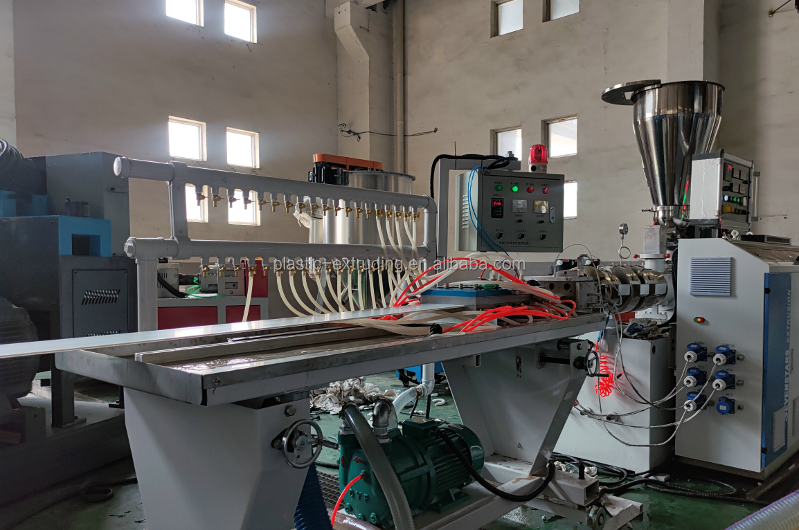 Made in China HorseRider Conical Twin Screw Extruder of PVC Panel Forming Machine Roof Ceiling Panel  Making Machine