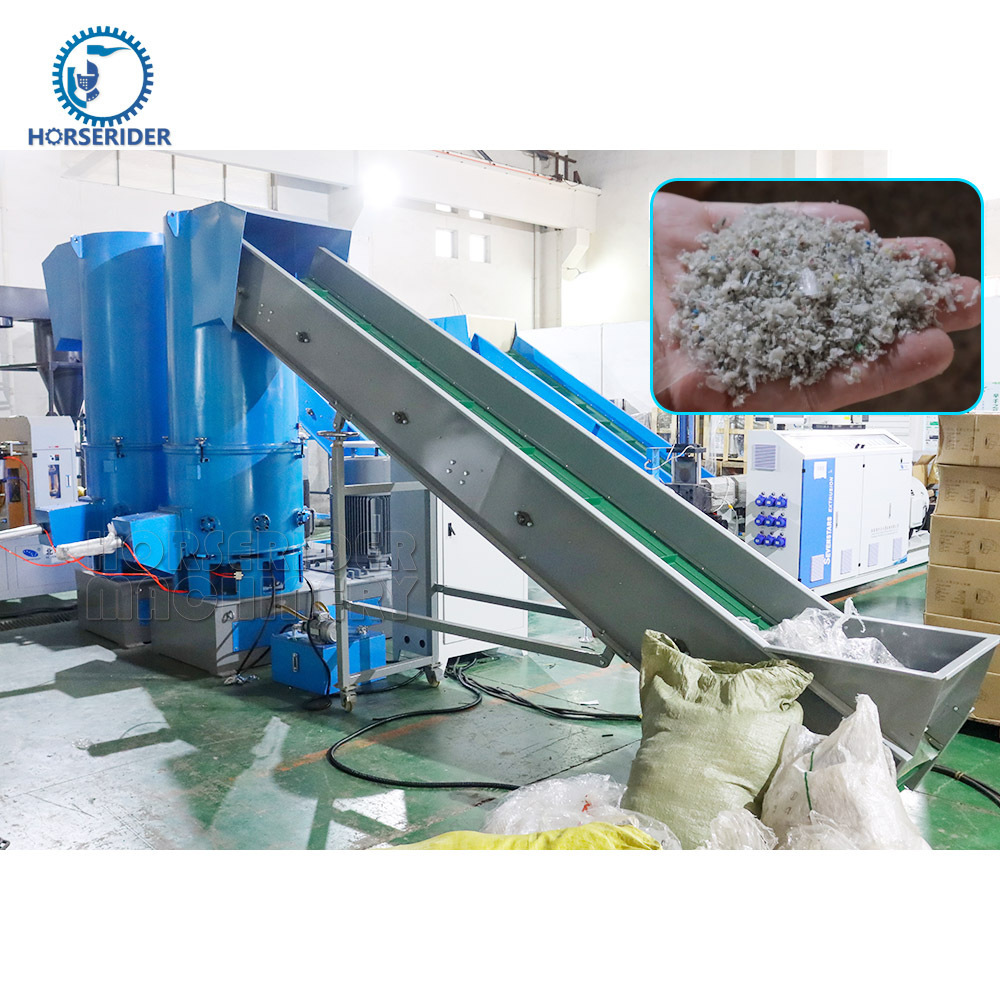 New design good price 80kg 100L 30kw PET fiber melter plastic nylon  granulation machine agglomerator machine