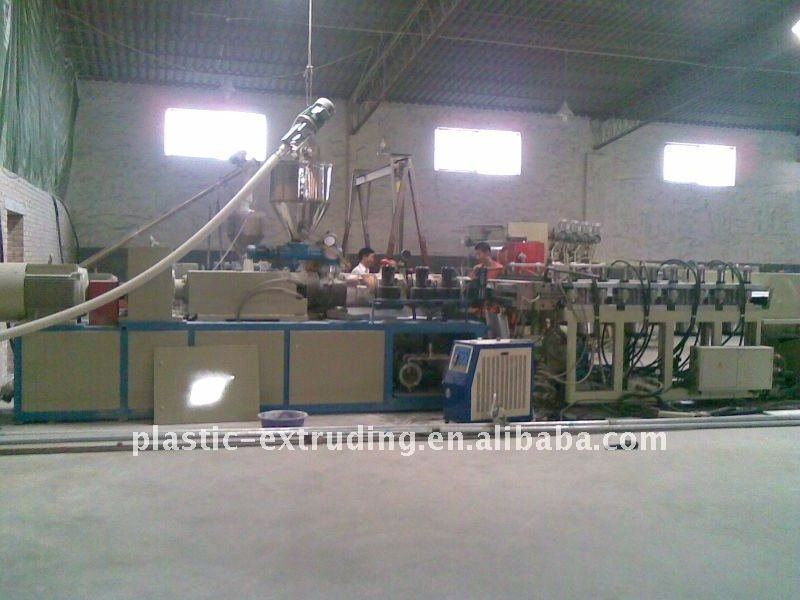 wpc pvc free foam board product making extrusion machine line