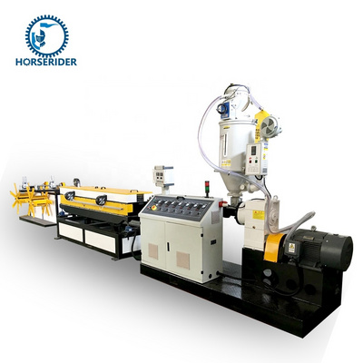 PVC single wall corrugated pipe plastic Flexible stretch pipe telescopic hose extrusion making machine