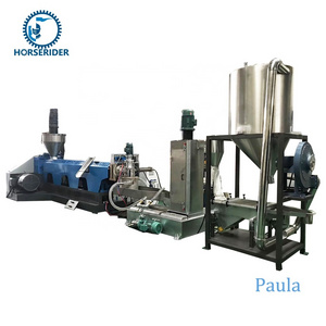 vertical force feeder palletized Pelletizing machine line for plastic pe pp film