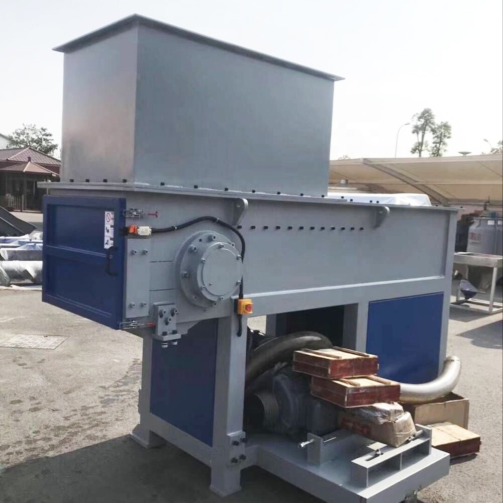 Strong Power Plastic garbage drums crusher Single Shaft Shredder