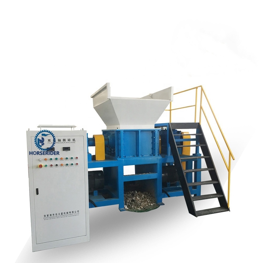 carton shredder machine /rubber shredder/waste carton recycling machine