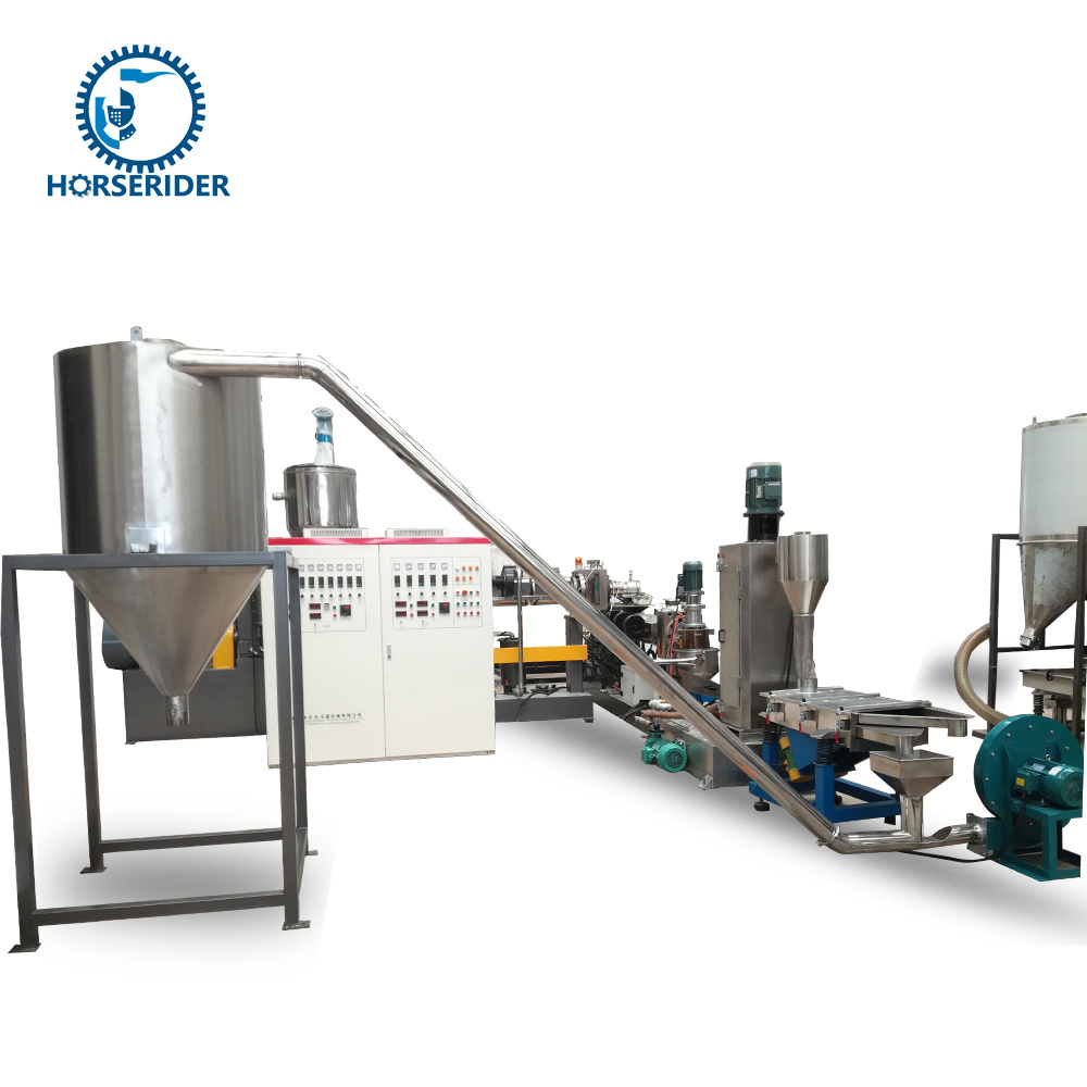 vertical force feeder palletized Pelletizing machine line for plastic pe pp film