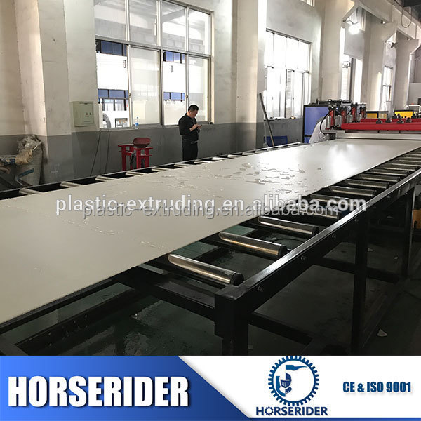 Plastic PVC foam sheet production line/wood sawdust plastic composite celuka board making machine