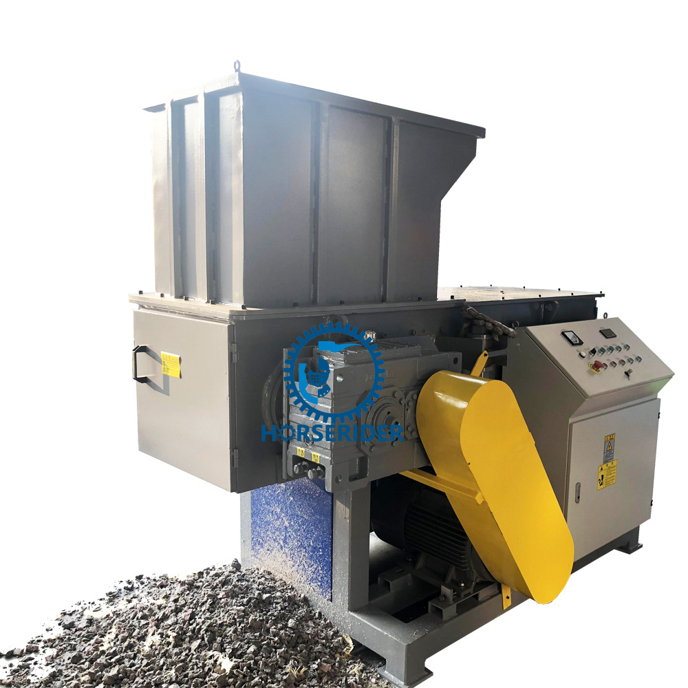 Strong Power Plastic garbage drums crusher Single Shaft Shredder