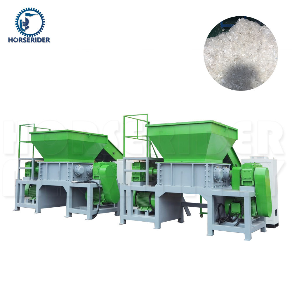 high quality factory direct supply double shaft mini plastic shredder